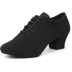 Women's Latin Dance Shoes, Lace-up Ballroom Modern Salsa Rhythm Teaching Practice Professional Performance in Saudi Arabia