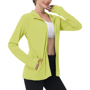 Womens Sun Protection Jackets Lightweight Hooded Long Sleeve UV Jacket Casual Athletic Cover Up with Pockets in Kuwait