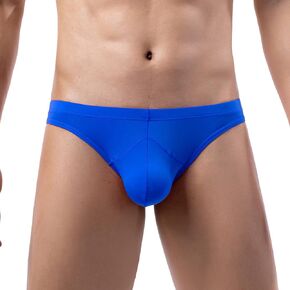 Mens Breathable Boxer Briefs Cotton Stretch Cool Sexy Seamless Bulge Stretchy Casual Comfortable Light Loose Casual Quick Dry Elegant Sports Elastic Blue in Kuwait