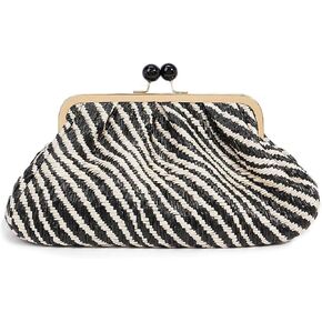 Straw Clutch Purse for Women, Classic Beach Clutch,Woven Summer Bag, Dumpling Wicker Handbag for Summer Daily Vacation Use in Kuwait