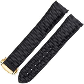 Watch Bracelet for Omega 300 SEAMASTER 600 Planet Ocean Folding Buckle Silicone Nylon Strap Watch Accessories Watch Band (Color : Black Orange Silver, Size : 20mm) in Saudi Arabia