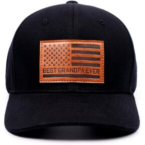 68LDROOTER Best Grandpa Ever Hat, Funny Grandpa Hat Fathers Day Birthday Gifts for Dada Papa from Grandaughter Son Black Cap in Saudi Arabia