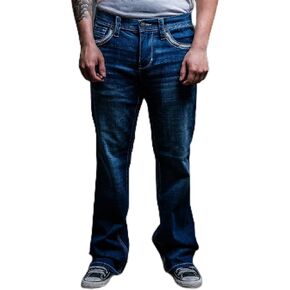 بنطال جينز رجالي من American Fighter، مقاس Bootcut in Kuwait