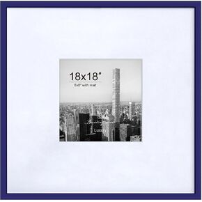 Boarding 16x20 Metal Picture Frame with Shatter-Resistant Glass, Use as 12x16 Frame with Mat or Display 16x20 Photo Without Mat - Luxury Collection, Poster Frames for Wall Display, Silver,1Pack in Saudi Arabia