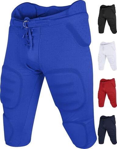 Football Pants for Youth & Adults - Integrated Padded Practice Pants for Boys & Men, Game Day Fit in Saudi Arabia