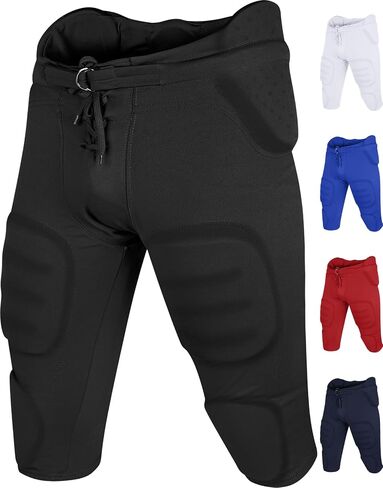 Football Pants for Youth & Adults - Integrated Padded Practice Pants for Boys & Men, Game Day Fit in Saudi Arabia
