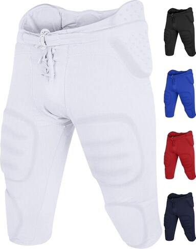 Football Pants for Youth & Adults - Integrated Padded Practice Pants for Boys & Men, Game Day Fit in Saudi Arabia
