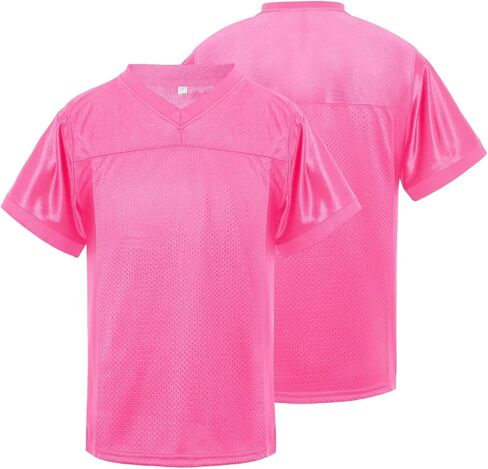 babyhealthy Youth Blank Football Jersey Mesh Athletic Practice Sports Shirt Hip Hop Soccer Tee Unisex in Kuwait