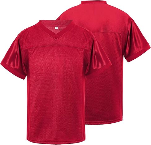 babyhealthy Youth Blank Football Jersey Mesh Athletic Practice Sports Shirt Hip Hop Soccer Tee Unisex in Kuwait