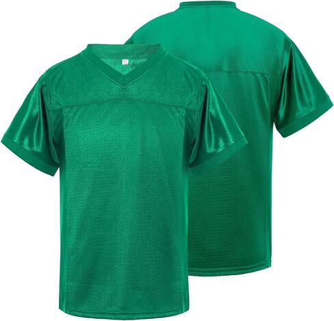 babyhealthy Youth Blank Football Jersey Mesh Athletic Practice Sports Shirt Hip Hop Soccer Tee Unisex in Kuwait