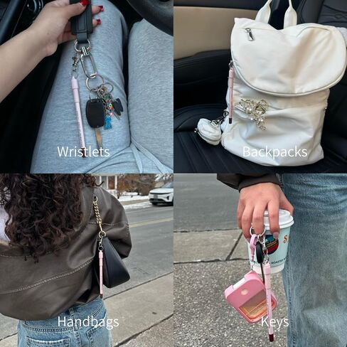 مشبك طقوس DOLLSTHETIC® - حامل سلسلة مفاتيح لتحديد الشفاه من أجل اللمسات أثناء التنقل | تعلق على المفاتيح والحقائب والمعصم in Kuwait