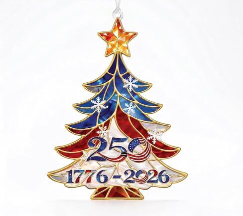 250 Anniversary USA Merchandise Ornament, Wooden 3 Layers Bell Patriotic Ornaments, 4th of July Decorations, USA 250th Anniversary Merchandise, 250th America Birthday Gifts, 4th of July Gifts in Kuwait