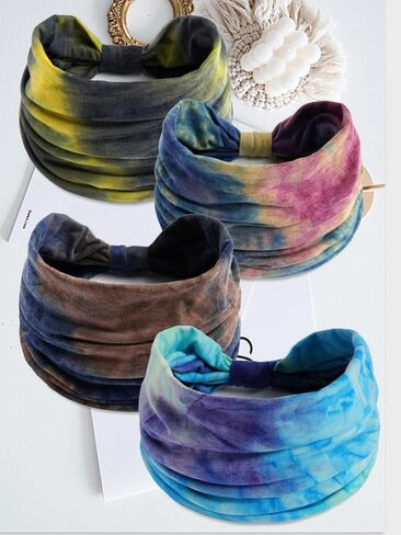 Wide Headbands for Women 4 Pack Knotted Headband for Womens Head Wraps Stretchy Hair Accessories in Kuwait