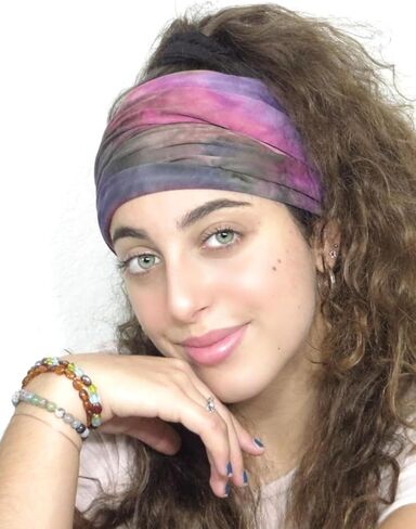 Wide Headbands for Women 4 Pack Knotted Headband for Womens Head Wraps Stretchy Hair Accessories in Kuwait