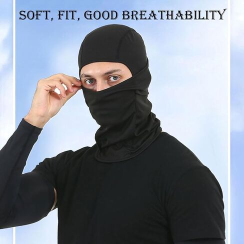 Balaclava Ski Mask for Men Full Face Mask Men Shiesty Ski Mask Women Motorcycle Helmet Head Cover Summer Sun UV Protection in Kuwait