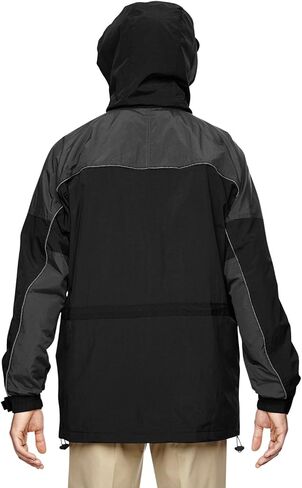 North End Men's 3-In-1 Two-Tone Zip-Off Hood Parka, BLACK 703, XX-Large in Saudi Arabia