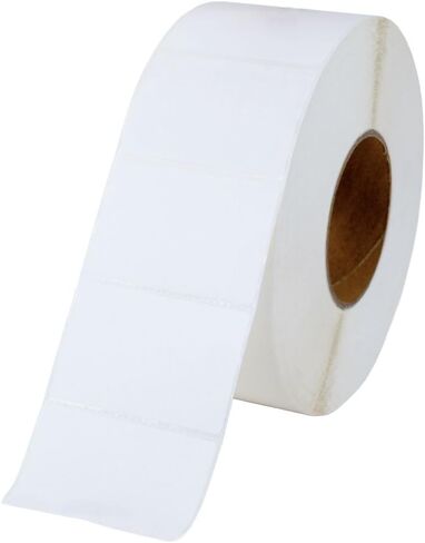 PSBM Thermal Transfer Labels, 4x2 Inch, 4 Rolls, 2875 Labels/Roll, 3 Inch Core, Perforated, Must Have Thermal Ribbon (Not Included) in Saudi Arabia