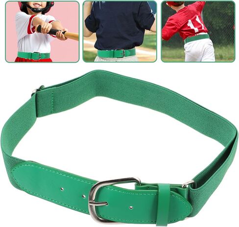 Operitacx Baseball Belt Men Women Elastic Stretch Adjustable Outdoor Sports Softball Protective Girdle Belt with Buckle for Football Training and Casual Wear in Kuwait