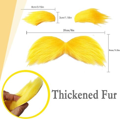 Mustache and Eyebrows, Funny Cosplay Costume Accessories, in Saudi Arabia