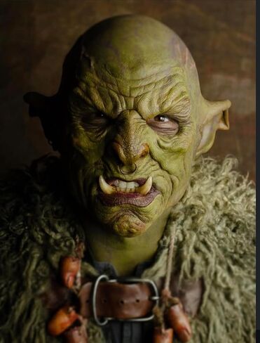 Monster Tusks by Designer Bite Co. – Realistic Orc & Goblin Teeth, Reusable Custom Fit Fake Teeth for Cosplay, Halloween, Horror FX Costume Kit in Saudi Arabia