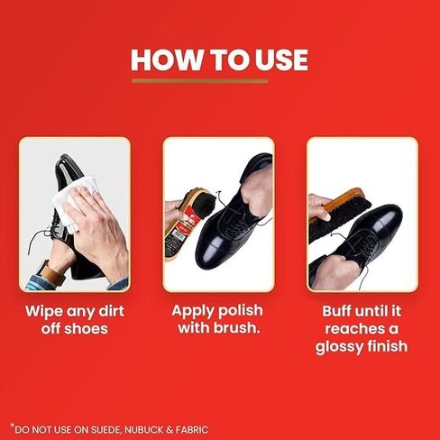 Kiwi Shoe Polish, 40 ml, Black in Kuwait