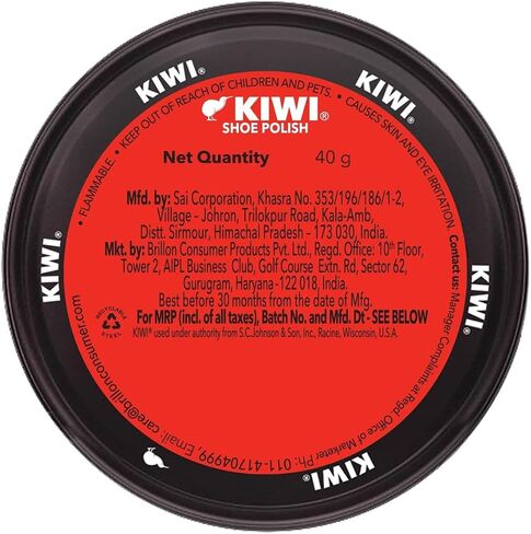 Kiwi Shoe Polish, 40 ml, Black in Kuwait