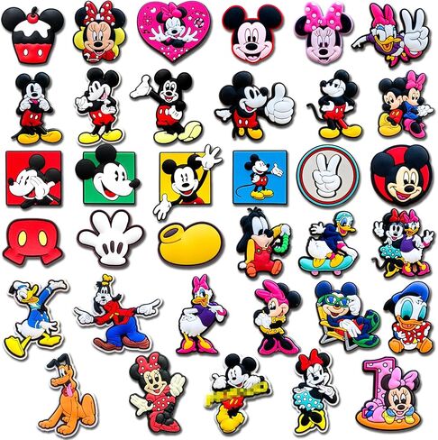 35Pcs Shoe Decoration Charms for Croc Clog, Cute Charms Accessories in Saudi Arabia