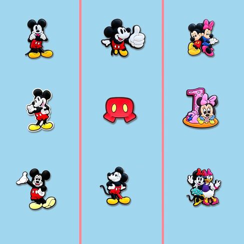 35Pcs Shoe Decoration Charms for Croc Clog, Cute Charms Accessories in Saudi Arabia