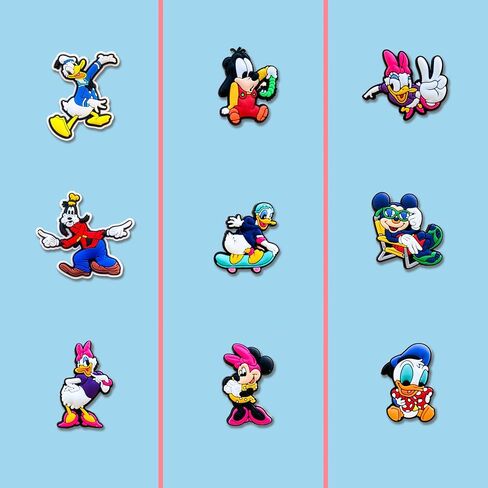 35Pcs Shoe Decoration Charms for Croc Clog, Cute Charms Accessories in Saudi Arabia