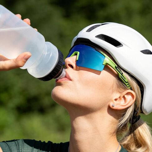 KAPVOE Polarized Cycling Glasses Sports Sunglasses for Men Women, UV400 MTB Bicycle Mountain Bike Glasses with 3 Lenses in Kuwait