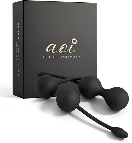 Art of Intimacy Kegel Weights for Women – 3 Piece Ben Wa Balls Set 1.3 oz 1.7 oz 3.5 oz | Silicone Kegel Balls Pelvic Floor Exerciser for Tightening & Postpartum Recovery in Saudi Arabia