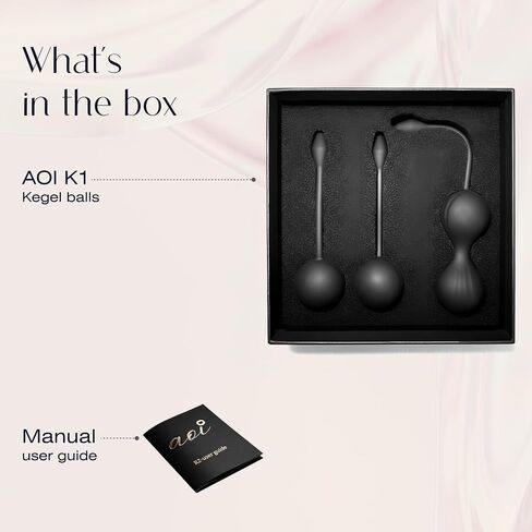 Art of Intimacy Kegel Weights for Women – 3 Piece Ben Wa Balls Set 1.3 oz 1.7 oz 3.5 oz | Silicone Kegel Balls Pelvic Floor Exerciser for Tightening & Postpartum Recovery in Saudi Arabia