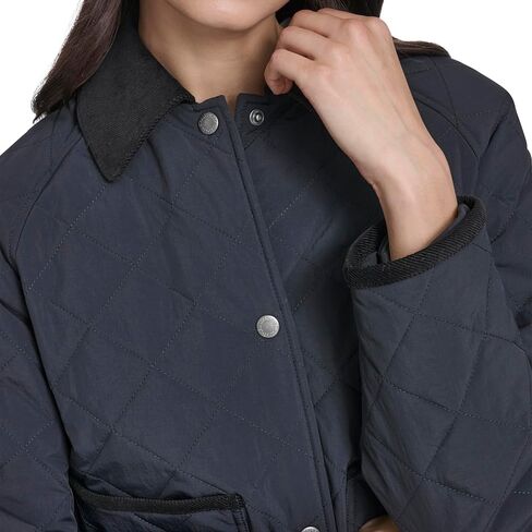 LEVI'S Women's Lightweight Diamond Quilted Jacket With Corduroy Collar in Kuwait