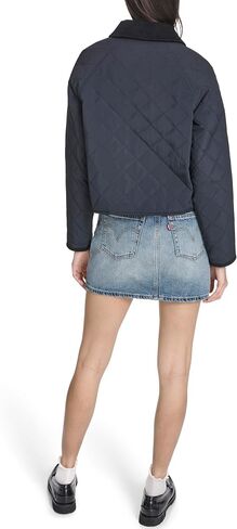 LEVI'S Women's Lightweight Diamond Quilted Jacket With Corduroy Collar in Kuwait