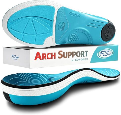 PCSsole Arch Support Inserts for Men & Women, Plantar Fasciitis Insoles for Flat Feet, Heel Pain, 220+ lbs Heavy Duty Comfort Cushion Orthotic Insoles for All Day Standing in Saudi Arabia