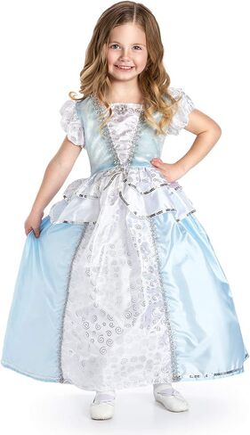 Little Adventures Cinderella Trio Costume Dress Set - Machine Washable Pretend Play (Size Large Age 5-7) in Kuwait
