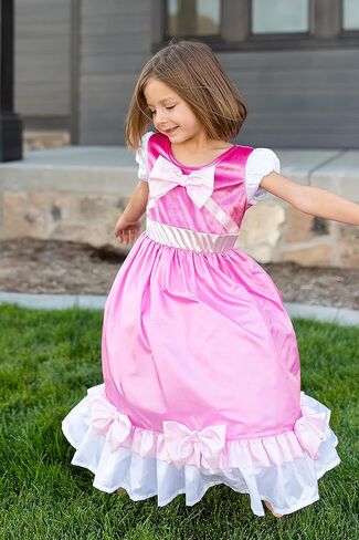 Little Adventures Cinderella Trio Costume Dress Set - Machine Washable Pretend Play (Size Large Age 5-7) in Kuwait