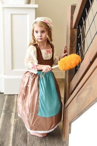 Little Adventures Cinderella Trio Costume Dress Set - Machine Washable Pretend Play (Size Large Age 5-7) in Kuwait