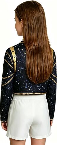 Stage Costume for Girls, 3PCS Costume for Kids Halloween Cosplay Birthday Dress Up in Kuwait