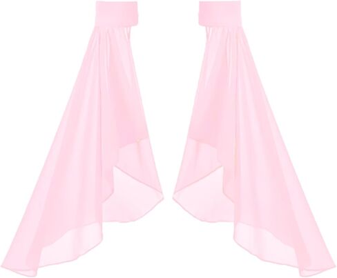 Victorian Gothic Lace Chiffon Gloves, Wedding Detachable Sleeves Arm Covers for Wedding Dress in Saudi Arabia