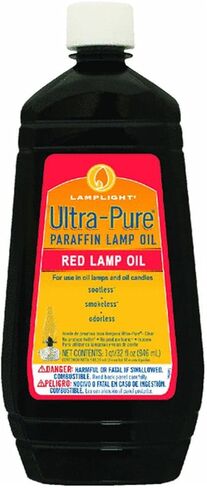 Lamplight Farms Ultra Pure Clean Burn Lamp Oil Red 32 oz. in Saudi Arabia
