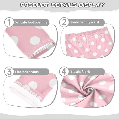 Dussdil Girls Leggings Toddler Kids Yoga Pants Dance Clothing Active Ballet Tights for Child Teens in Kuwait