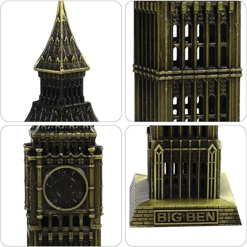 Cabilock Big Ben Model 7.08 Inch London Souvenir Metal Building Figurine Collectible Home Decor Accent for Family Gatherings and Weddings in Saudi Arabia