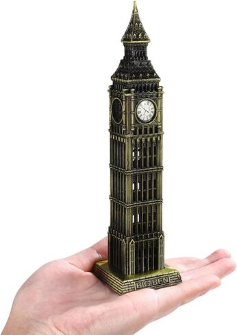 Cabilock Big Ben Model 7.08 Inch London Souvenir Metal Building Figurine Collectible Home Decor Accent for Family Gatherings and Weddings in Saudi Arabia