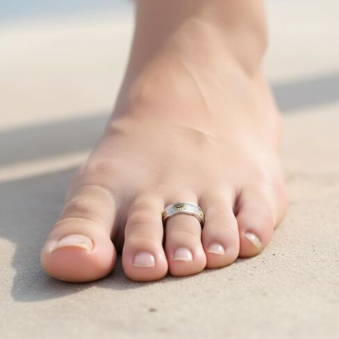 Sunflower Toe Rings Adjustable Toe Jewelry for Women Mom Summer Beach in Kuwait