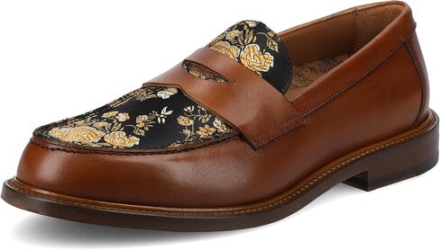 TAFT Mens Jack Medium and Wide Width Dress Penny Loafer Genuine Leather lace up Cushioned Insole in Saudi Arabia