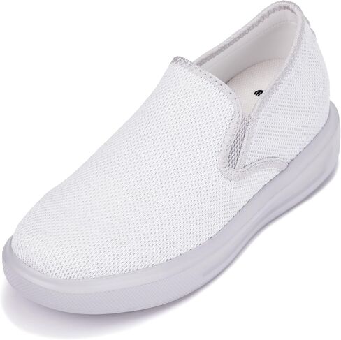 CALTO Men's Invisible Height Increasing Elevator Shoes - Fashion Lightweight Slip-on Sporty Sneakers - 2.8 Inches Taller in Kuwait