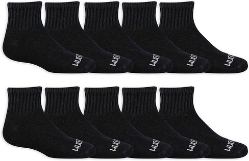 Fruit of the Loom Boys' Dual Defense Ankle Socks (10 Pack) in Kuwait