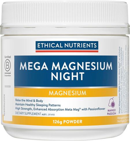 Ethical Nutrients Mega Magnesium Night 126g in Kuwait
