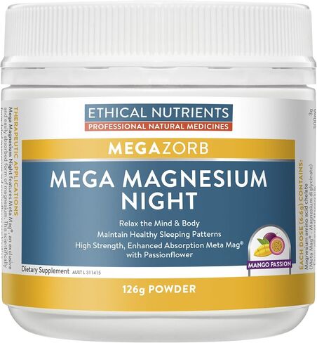 Ethical Nutrients Mega Magnesium Night 126g in Kuwait